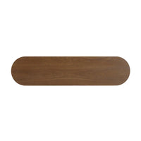 Console étroite d'entrée moderne - Table de canapé mince avec étagère ouverte et grain de bois élégant, table de couloir multifonctionnelle