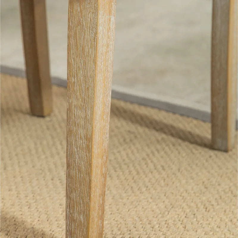 Lot de 2 chaises de salle à manger modernes avec dossier capitonné à boutons, assise coussinée, pieds en bois massif pour salle à manger, salon ou chambre