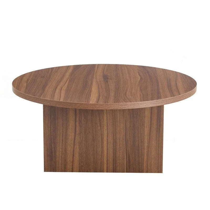 Table basse ronde polyvalente en MDF