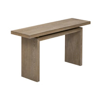 Console flottante de 59 pouces avec placage en frêne