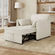 Canapé-lit convertible Roomfitters, fauteuil-lit 3 en 1 avec dossier réglable et coussins épais, structure en lin