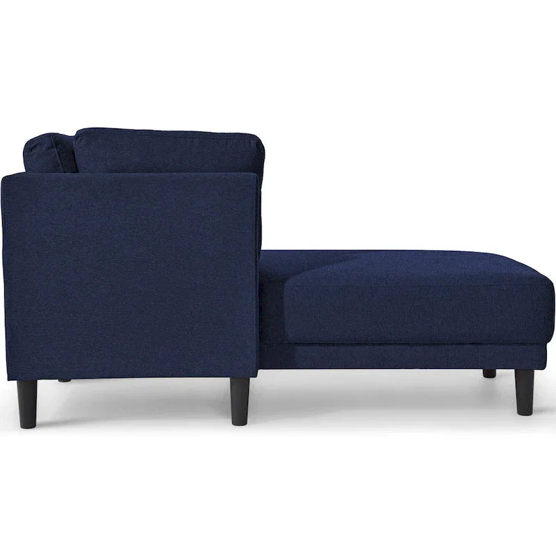 Méridienne d'angle moderne en lin 65 avec coussins amovibles, canapé-lit, canapé de détente, méridienne rembourrée