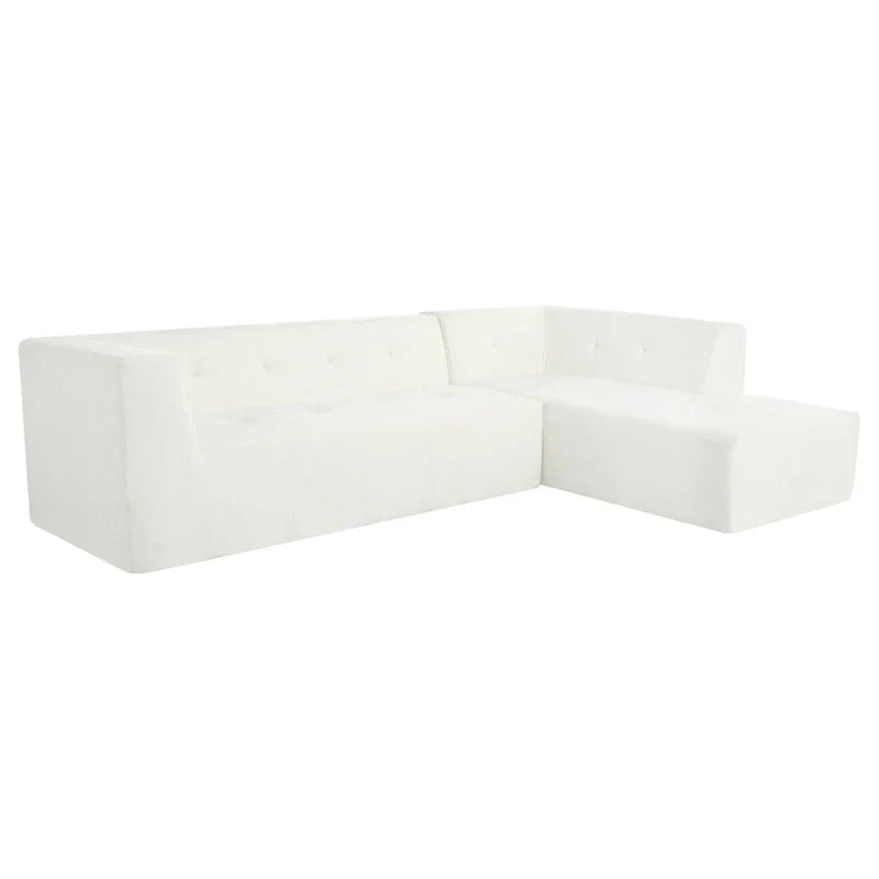 Ensemble Canapé Sectionnel Modulable Forme L pour Salon Moderne Minimaliste, Canapés Rembourrés Assise Profonde