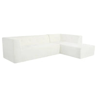 Ensemble Canapé Sectionnel Modulable Forme L pour Salon Moderne Minimaliste, Canapés Rembourrés Assise Profonde