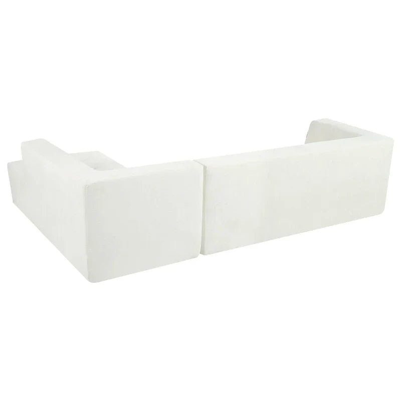 Ensemble Canapé Sectionnel Modulable Forme L pour Salon Moderne Minimaliste, Canapés Rembourrés Assise Profonde