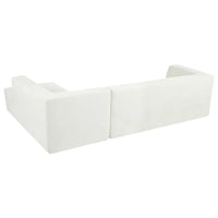 Ensemble Canapé Sectionnel Modulable Forme L pour Salon Moderne Minimaliste, Canapés Rembourrés Assise Profonde