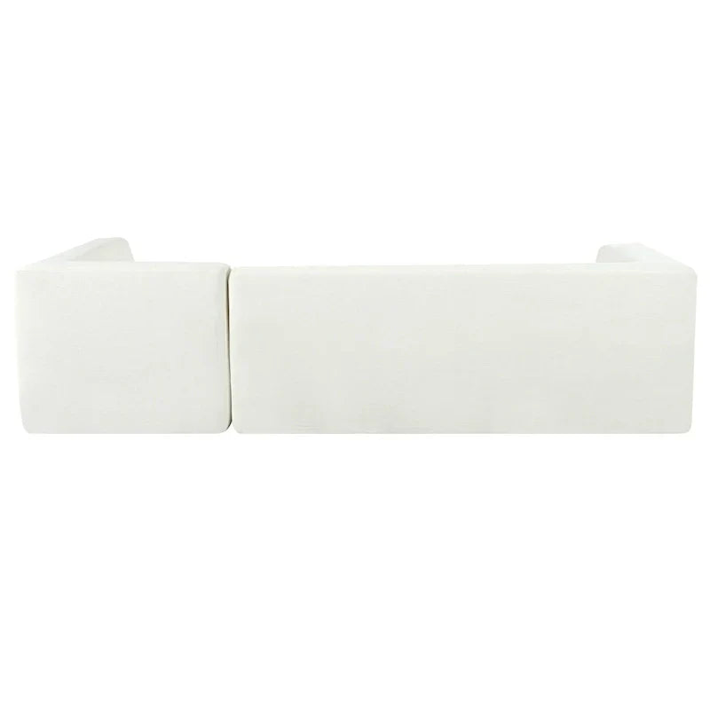 Ensemble Canapé Sectionnel Modulable Forme L pour Salon Moderne Minimaliste, Canapés Rembourrés Assise Profonde