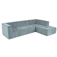 Ensemble Canapé Sectionnel Modulable Forme L pour Salon Moderne Minimaliste, Canapés Rembourrés Assise Profonde