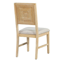 Ensemble de salle à manger 6 pièces, mobilier de cuisine en bois avec table rectangulaire en acacia, 4 chaises et 1 banc