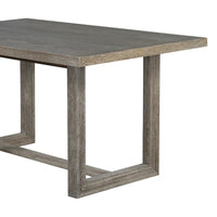 Ensemble de salle à manger 6 pièces, mobilier de cuisine en bois avec table rectangulaire en acacia, 4 chaises et 1 banc