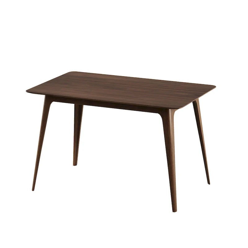 Ensemble de salle à manger 5 pièces, ensemble de meubles de cuisine en bois avec table rectangulaire et 4 chaises rembourrées