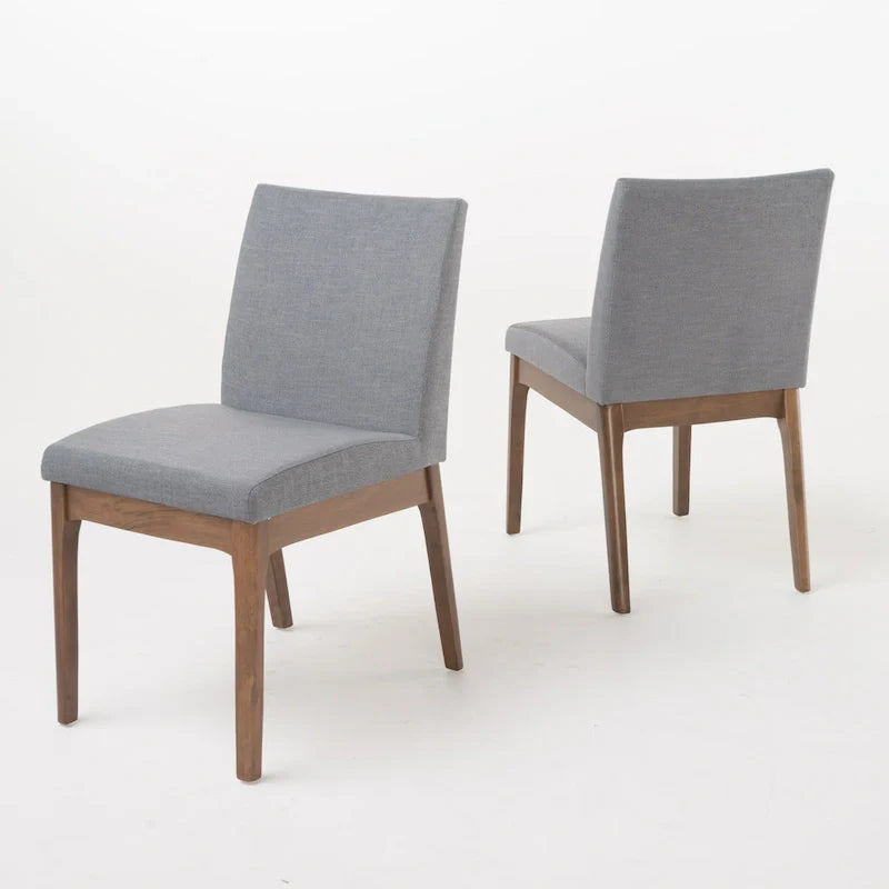 Ensemble de salle à manger 5 pièces, ensemble de meubles de cuisine en bois avec table rectangulaire et 4 chaises rembourrées
