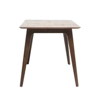 Ensemble de salle à manger 5 pièces, ensemble de meubles de cuisine en bois avec table rectangulaire et 4 chaises rembourrées