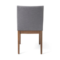Ensemble de salle à manger 5 pièces, ensemble de meubles de cuisine en bois avec table rectangulaire et 4 chaises rembourrées