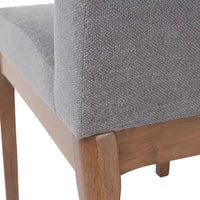 Ensemble de salle à manger 5 pièces, ensemble de meubles de cuisine en bois avec table rectangulaire et 4 chaises rembourrées