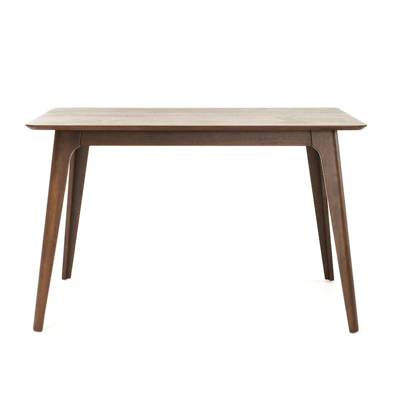 Ensemble de salle à manger 5 pièces, ensemble de meubles de cuisine en bois avec table rectangulaire et 4 chaises rembourrées