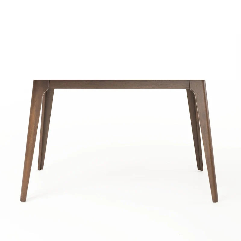 Ensemble de salle à manger 5 pièces, ensemble de meubles de cuisine en bois avec table rectangulaire et 4 chaises rembourrées