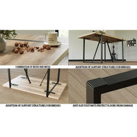 Ensembles table et chaises de cuisine, ensembles table et chaises de salle à manger pour fêtes à domicile avec pieds de table en métal pour salle à manger et cuisine.
