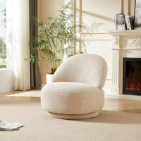 Fauteuil d'appoint de salon avec fonction pivotante