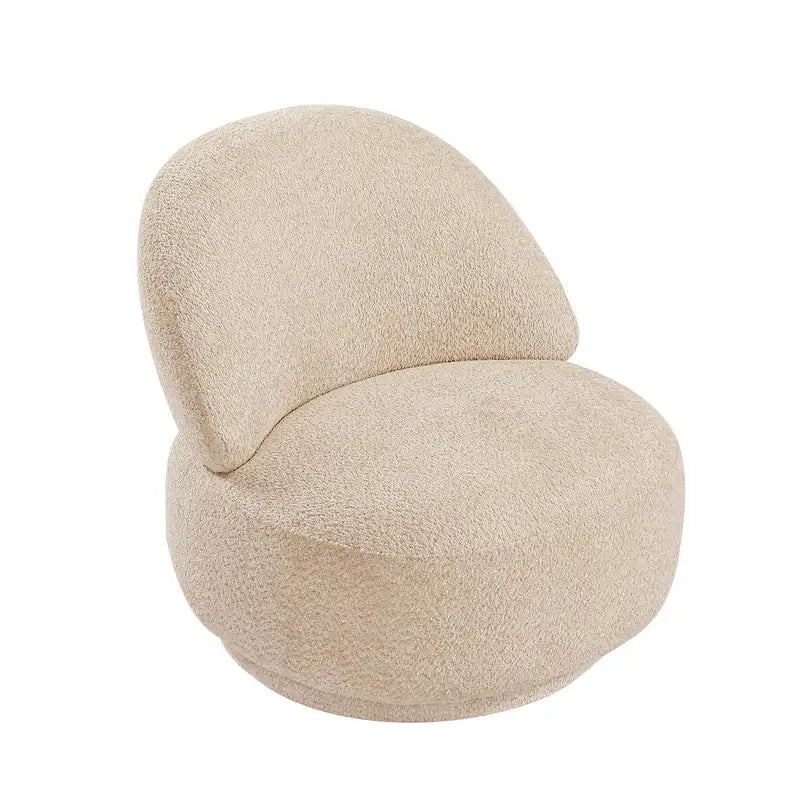 Fauteuil d'appoint de salon avec fonction pivotante