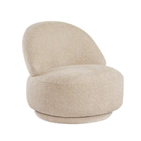 Fauteuil d'appoint de salon avec fonction pivotante