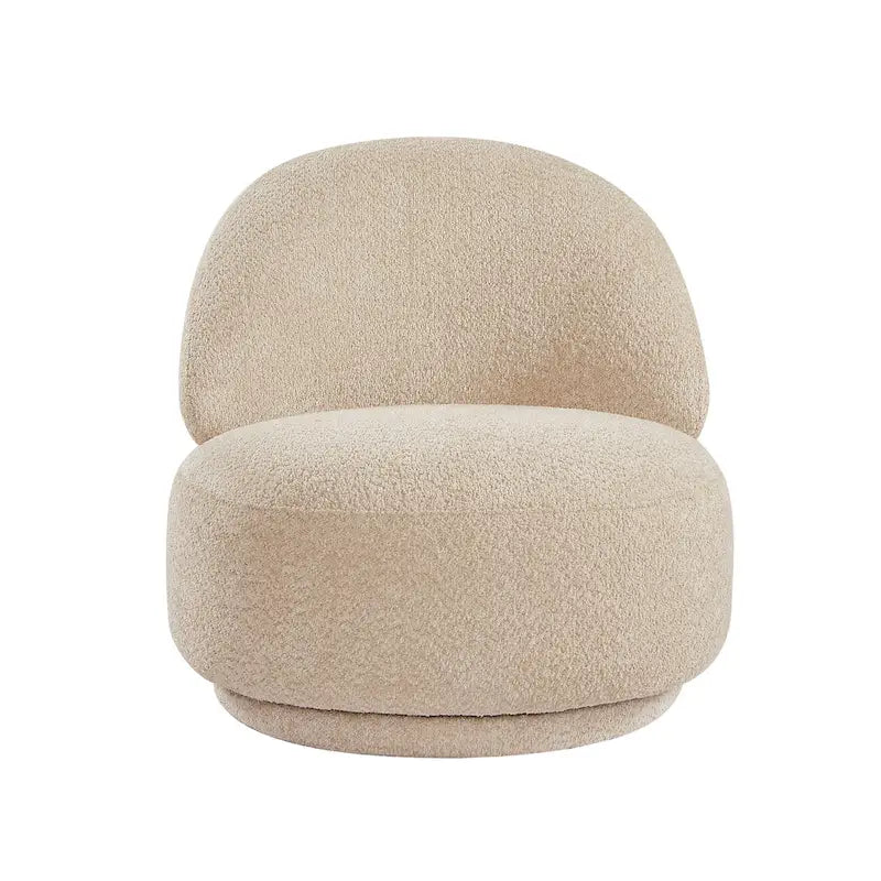 Fauteuil d'appoint de salon avec fonction pivotante