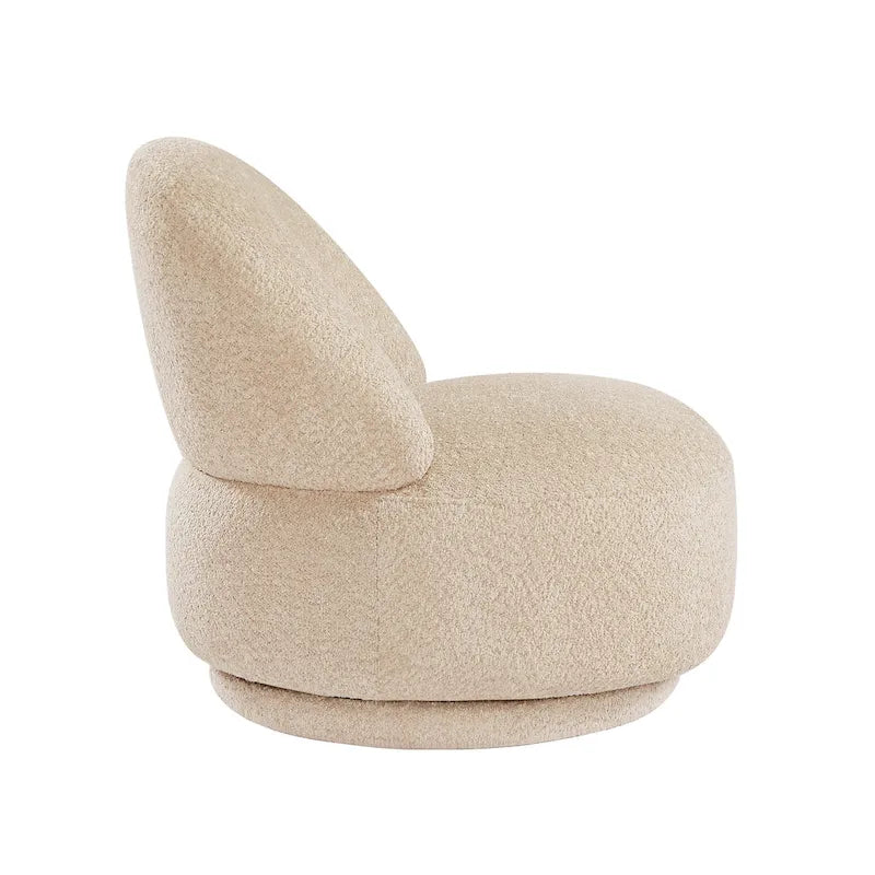Fauteuil d'appoint de salon avec fonction pivotante