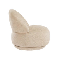 Fauteuil d'appoint de salon avec fonction pivotante