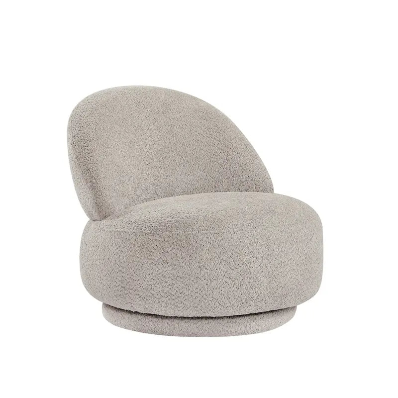 Fauteuil d'appoint de salon avec fonction pivotante