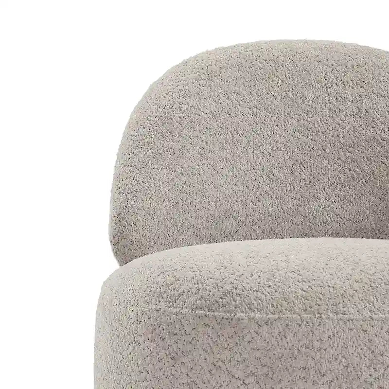 Fauteuil d'appoint de salon avec fonction pivotante