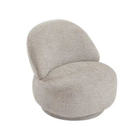 Fauteuil d'appoint de salon avec fonction pivotante