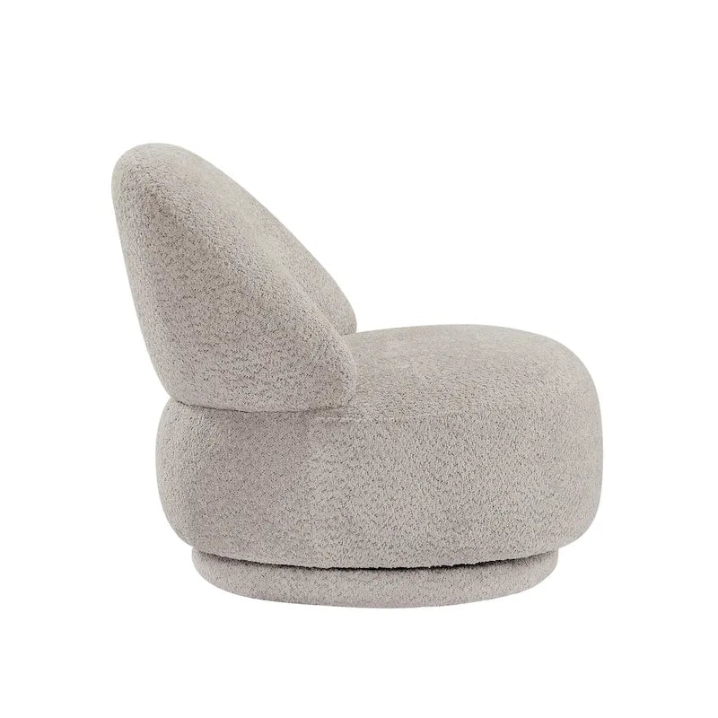 Fauteuil d'appoint de salon avec fonction pivotante
