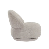 Fauteuil d'appoint de salon avec fonction pivotante