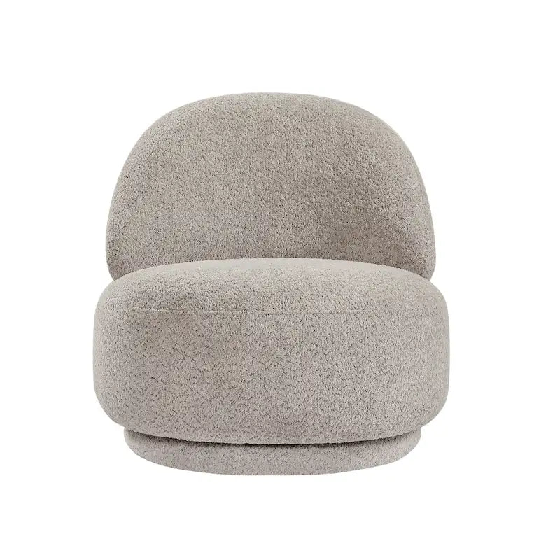 Fauteuil d'appoint de salon avec fonction pivotante
