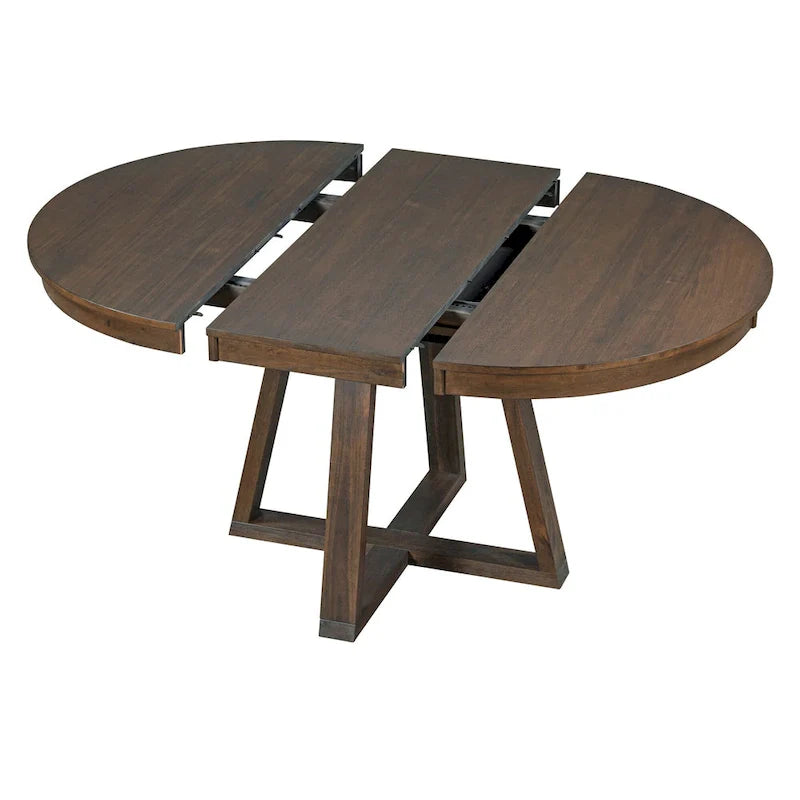 Ensembles de table et chaises de salle à manger multifonctions, ensembles de table de cuisine de ferme avec abattants amovibles et pieds en croix