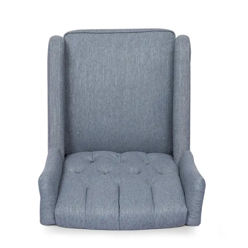 Fauteuil inclinable manuel au design classique Roomfitters avec pivot à 360 degrés, fauteuil de détente relaxant pour salon