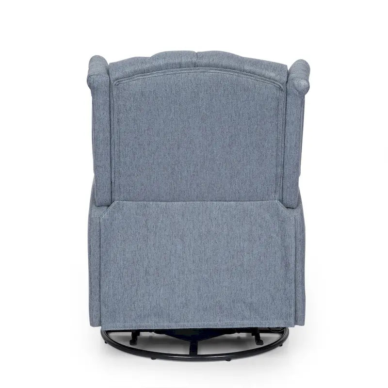 Fauteuil inclinable manuel au design classique Roomfitters avec pivot à 360 degrés, fauteuil de détente relaxant pour salon