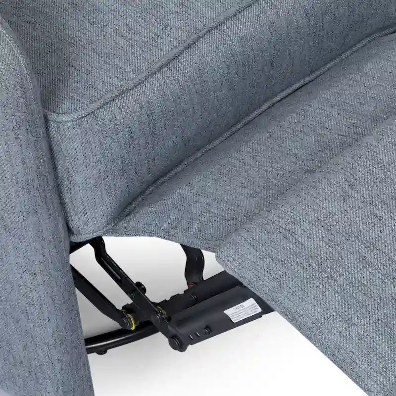 Fauteuil inclinable manuel au design classique Roomfitters avec pivot à 360 degrés, fauteuil de détente relaxant pour salon