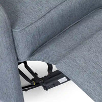 Fauteuil inclinable manuel au design classique Roomfitters avec pivot à 360 degrés, fauteuil de détente relaxant pour salon