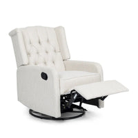 Fauteuil inclinable manuel au design classique Roomfitters avec pivot à 360 degrés, fauteuil de détente relaxant pour salon