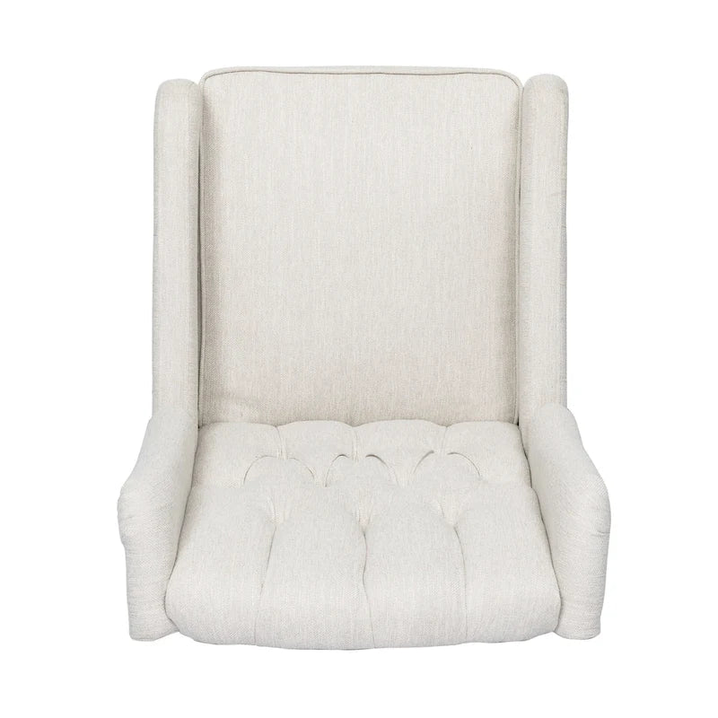 Fauteuil inclinable manuel au design classique Roomfitters avec pivot à 360 degrés, fauteuil de détente relaxant pour salon