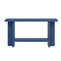 Console de style vintage Roomfitters, placage de frêne avec pieds en T, pour bureau, entrée, couloir, salon