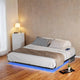Lit flottant King Size avec lumières LED et station de recharge