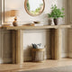 Table console longue 63 pouces pour entrée, couloir ou salon