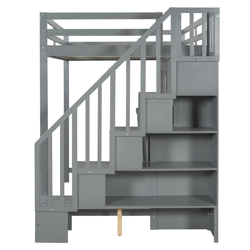 Lit escamotable double avec vérin hydraulique et bureau intégré