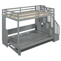 Lit escamotable double avec vérin hydraulique et bureau intégré