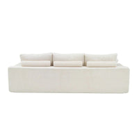 GDFStudio - Olivia Morgan Canapé nuage ultra-doux modulable 110 pouces en forme de L sans assemblage, confort à compression totale