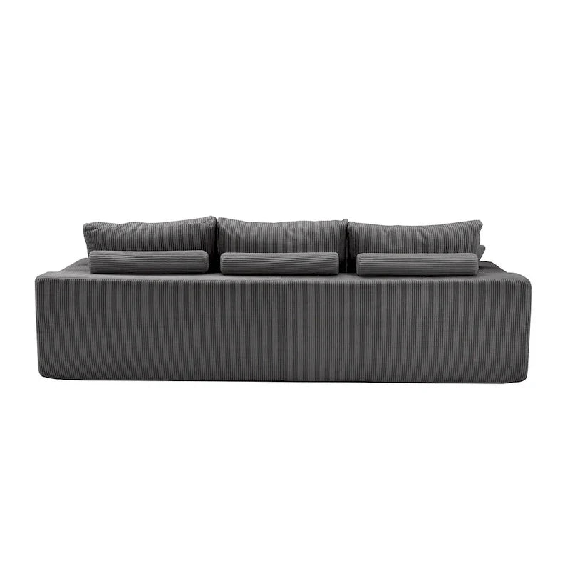 GDFStudio - Olivia Morgan Canapé nuage ultra-doux modulable 110 pouces en forme de L sans assemblage, confort à compression totale