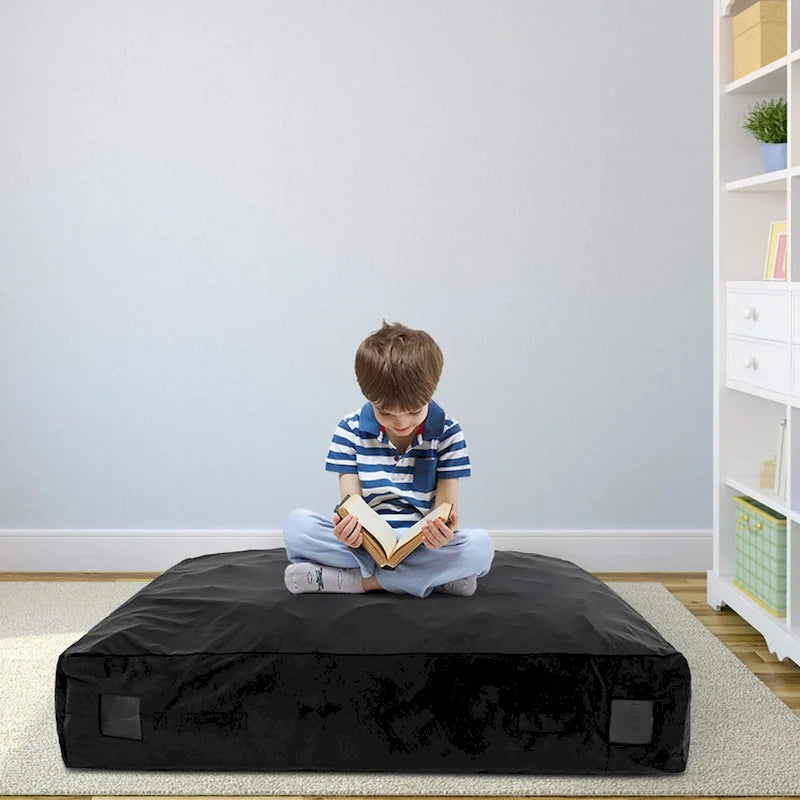 Tapis de sol rembourré sensoriel Costway 57 x 57 avec blocs de mousse et lavable - Voir détails