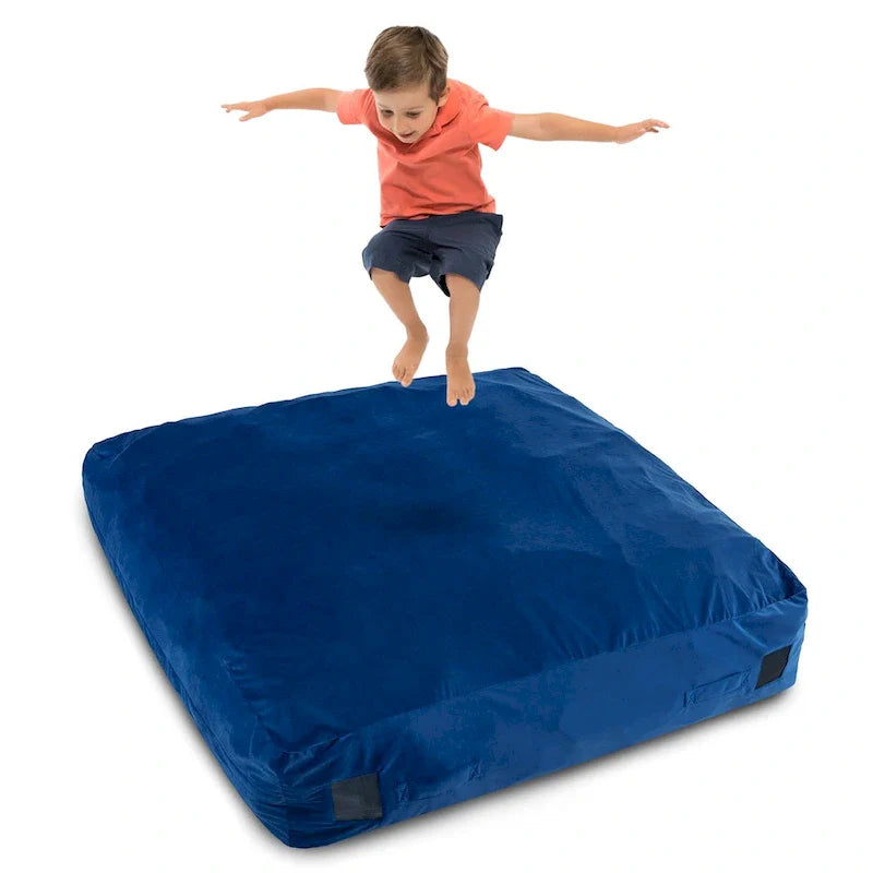 Tapis de sol rembourré sensoriel Costway 57 x 57 avec blocs de mousse et lavable - Voir détails